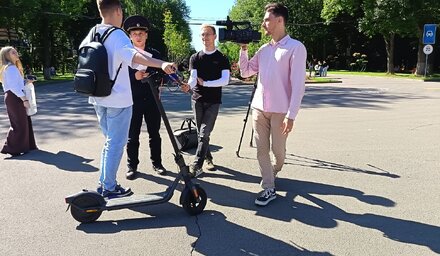 В Центральном парке прошёл информационном рейде для СИМ