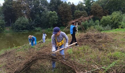В Рогожинском парке состоялось мероприятие «Берег добрых дел»